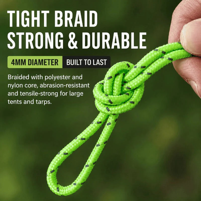 Quick Reflective Camping Rope